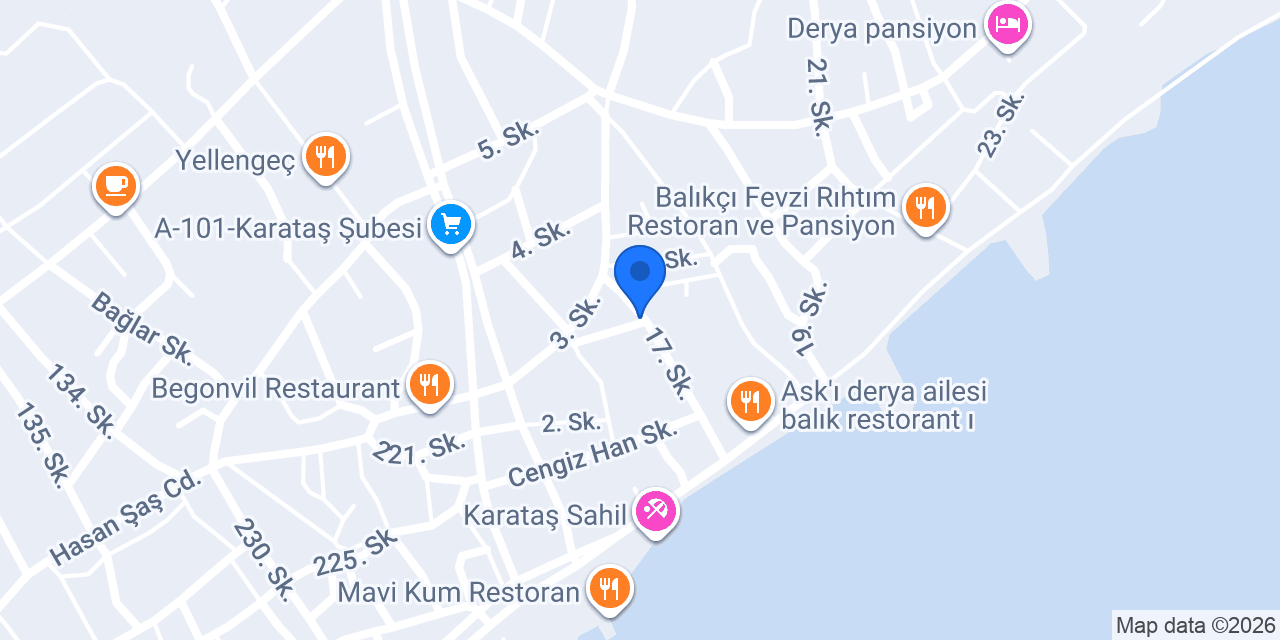 Karataş Koltuk Döşeme konumu