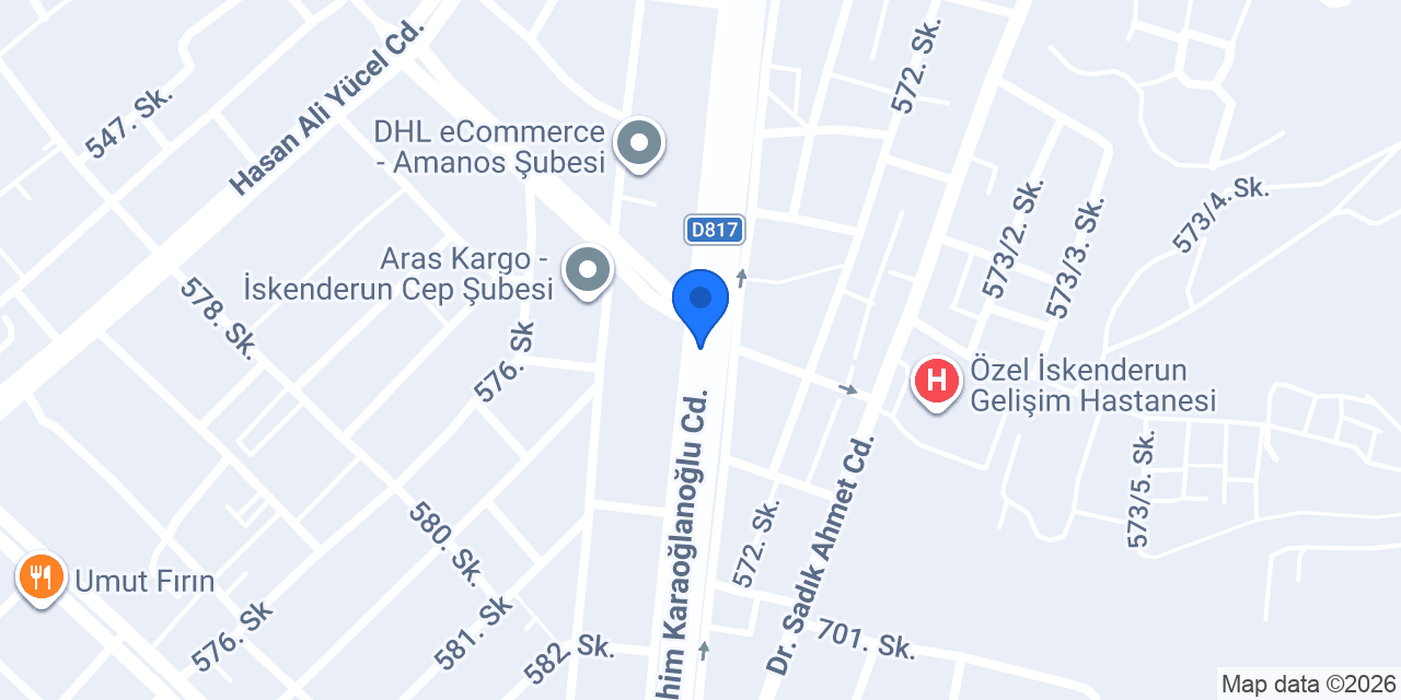 BELLONA İSKENDERUN_MAVİ İNCİ MOBİLYA konumu