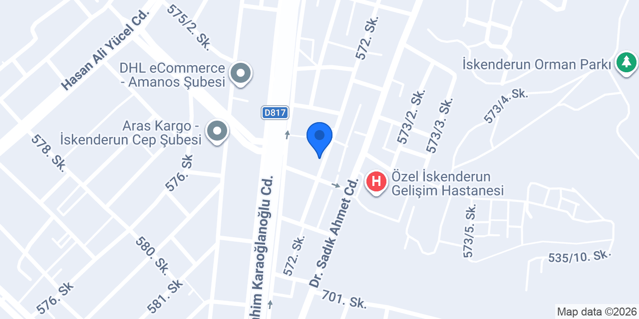 Demir Optik İskenderun konumu