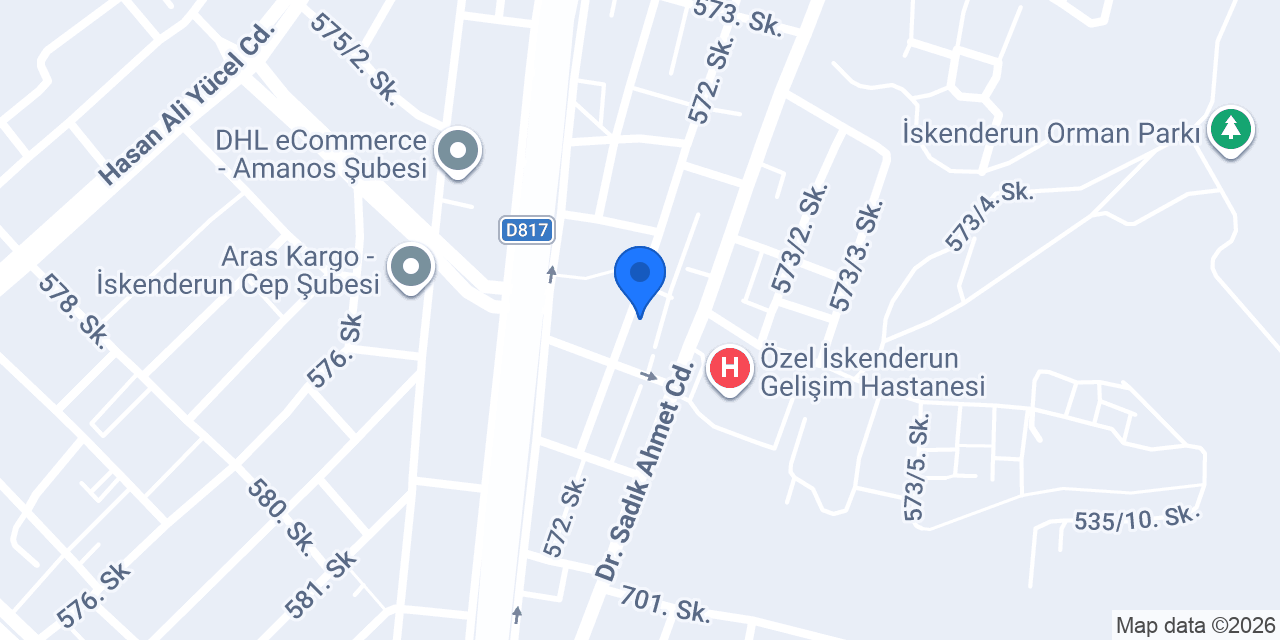 Gökkuşağı Kuru Temizleme İskenderun konumu