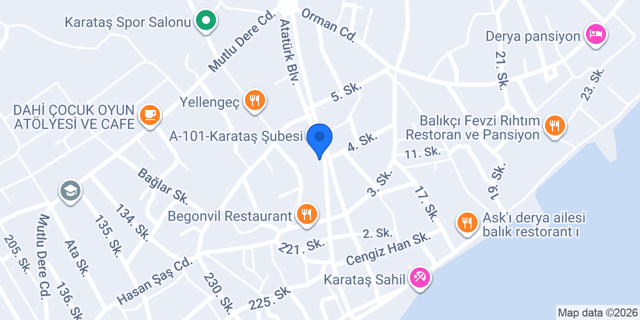 Çukurova Döner konumu