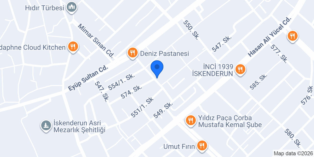 M&G Emlak ve Danışmanlık konumu