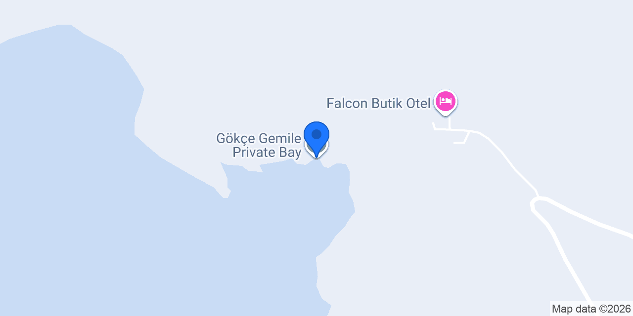 Gökçe Gemile Private Bay konumu