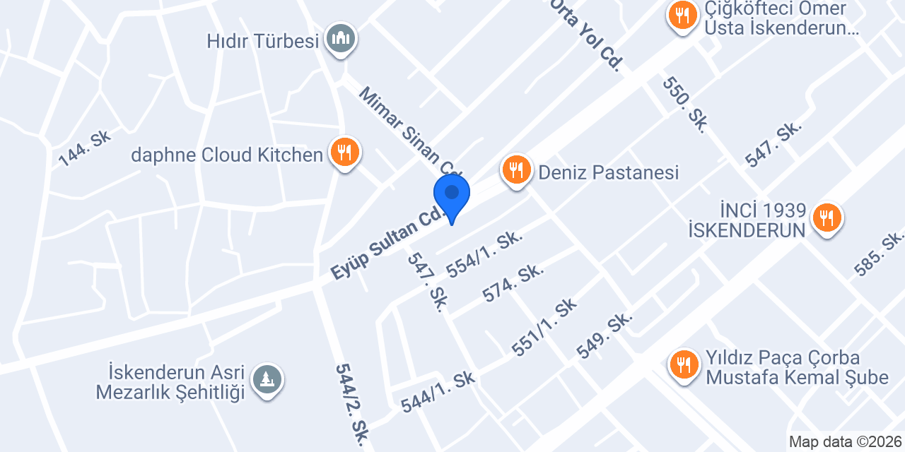Deveci Mobilya konumu