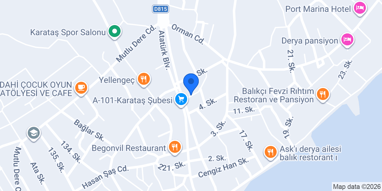 Seyhan Veteriner Kliniği konumu
