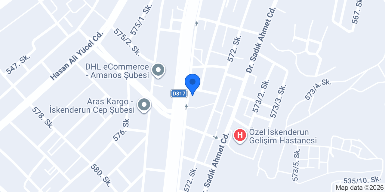Lajivert Genç Odası | İskenderun konumu