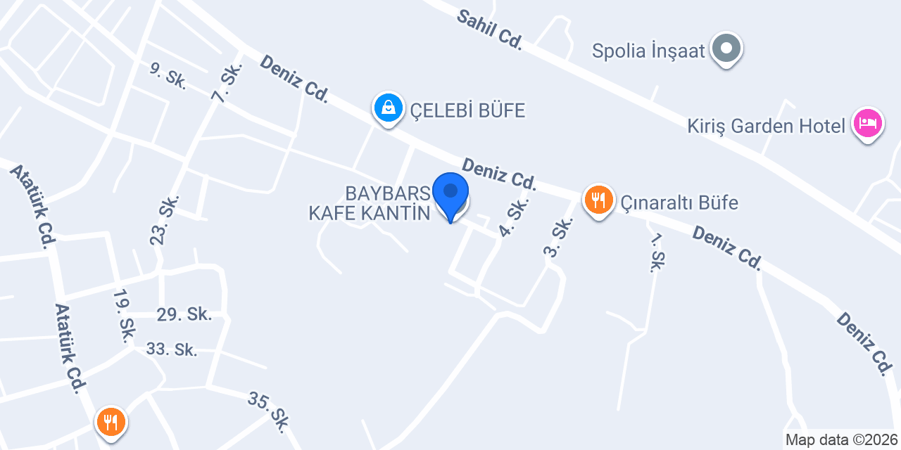 BAYBARS KAFE KANTİN konumu