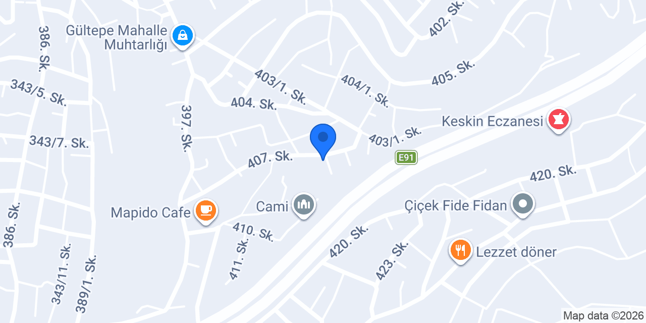 Desen Baskı Evi konumu