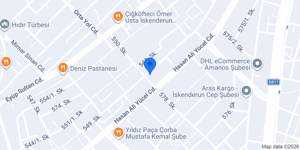 Vitamin Eczanesi İskenderun konumu