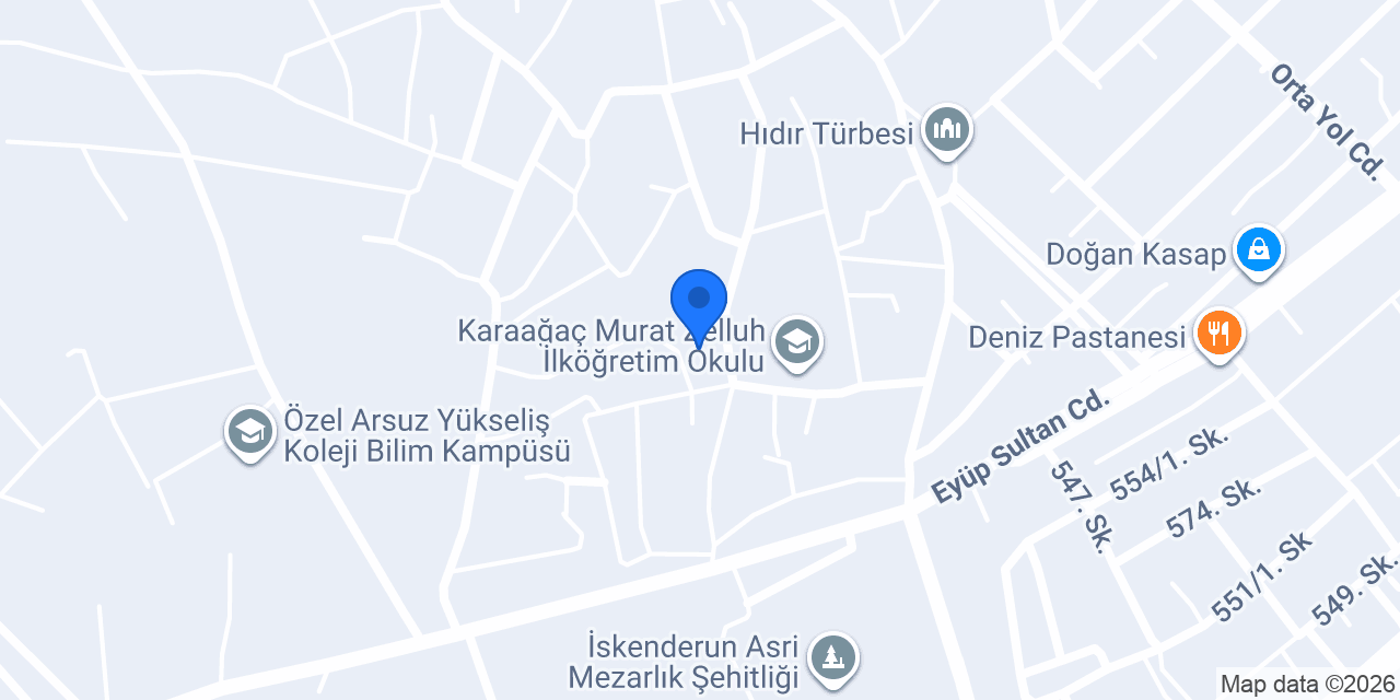 Melek Gıda konumu
