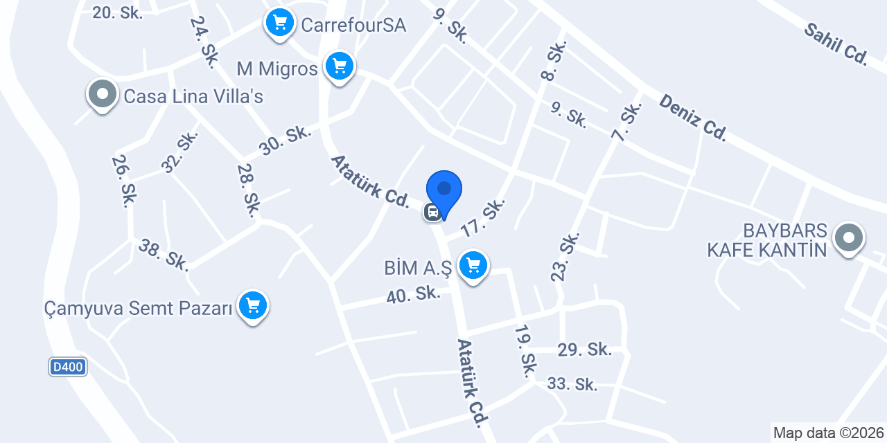 Çamyuva Kasabı konumu