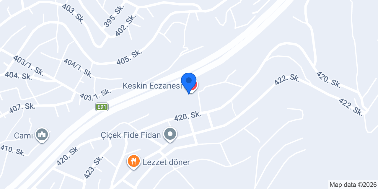 Keskin Eczanesi konumu
