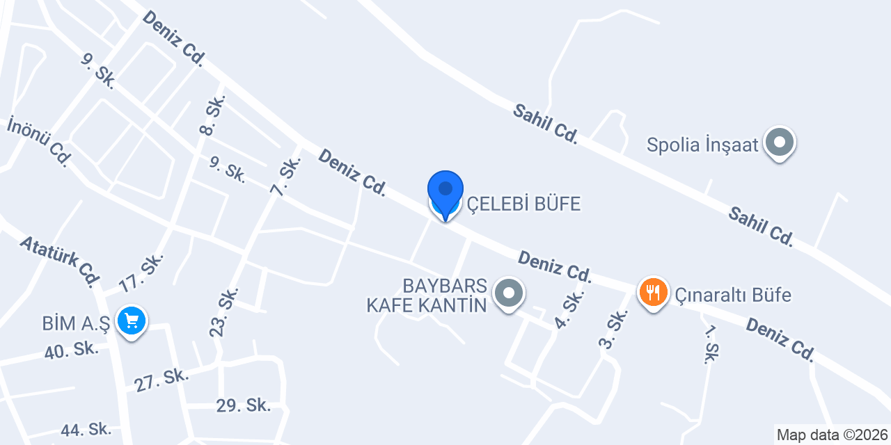 ÇELEBİ BÜFE konumu