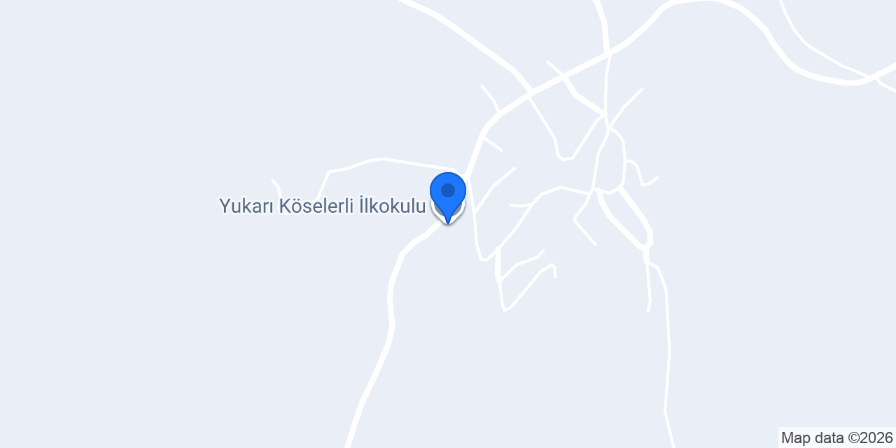 Yukarı Köselerli İlkokulu konumu