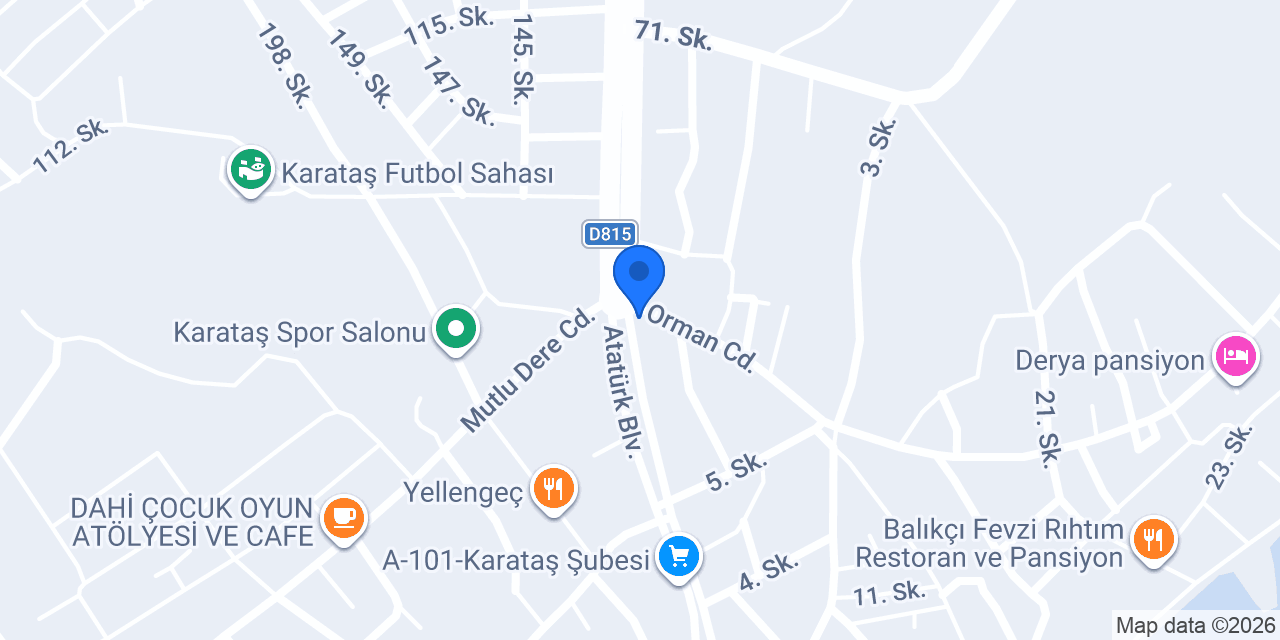 Karataş Diş Hekimi konumu