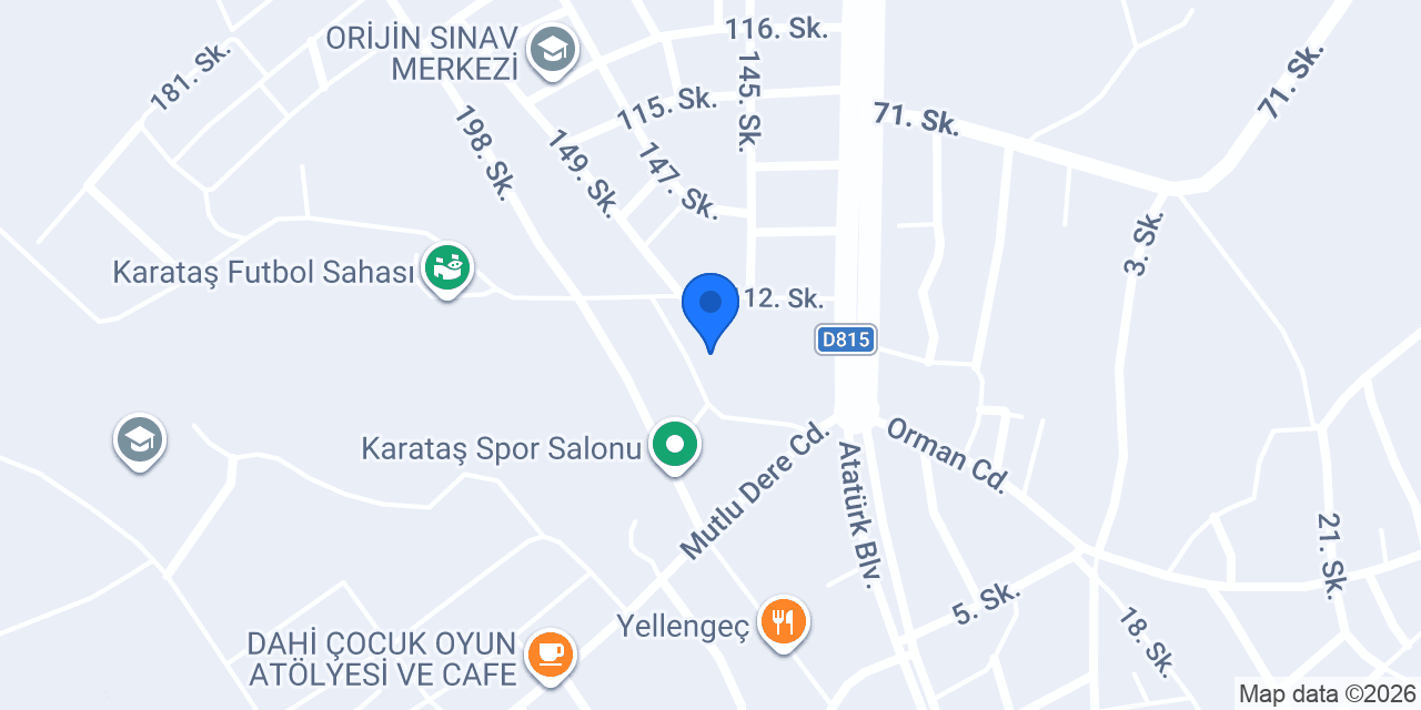 Karataş İmam Hatip Ortaokulu konumu