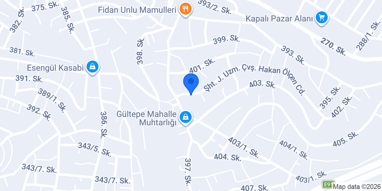 Ali Erkek Kuaförü konumu