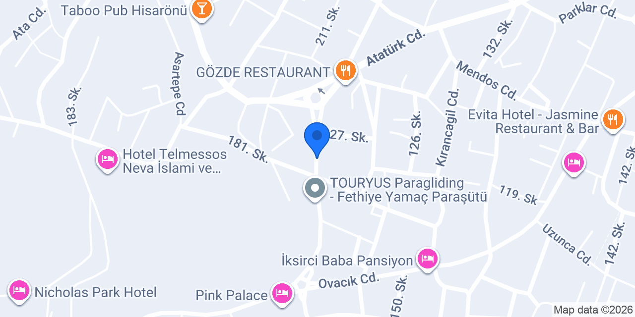 YENİ MAVİ YILDIZ KONAKLAMA konumu