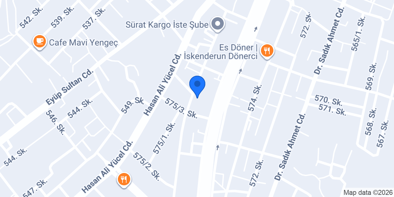 Mavi Konak Apart, Stüdyo Evler, Yurt ve Öğrenci Evleri konumu