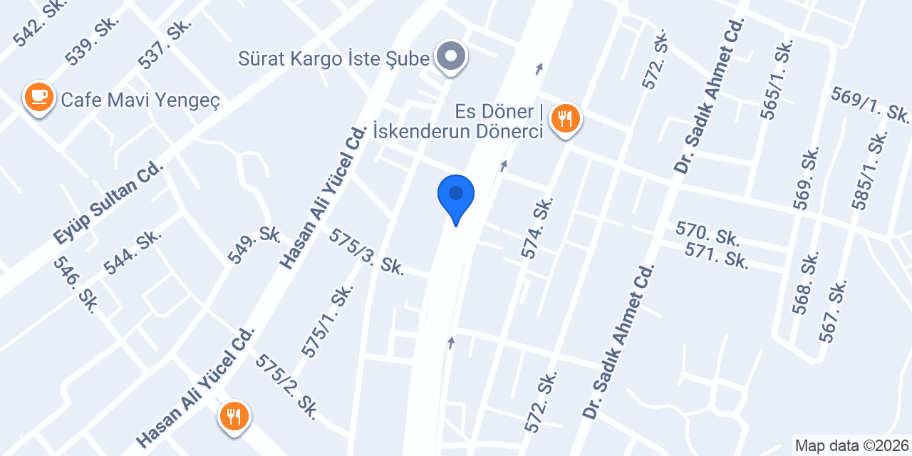 İskenderun Luxury Mobilya konumu
