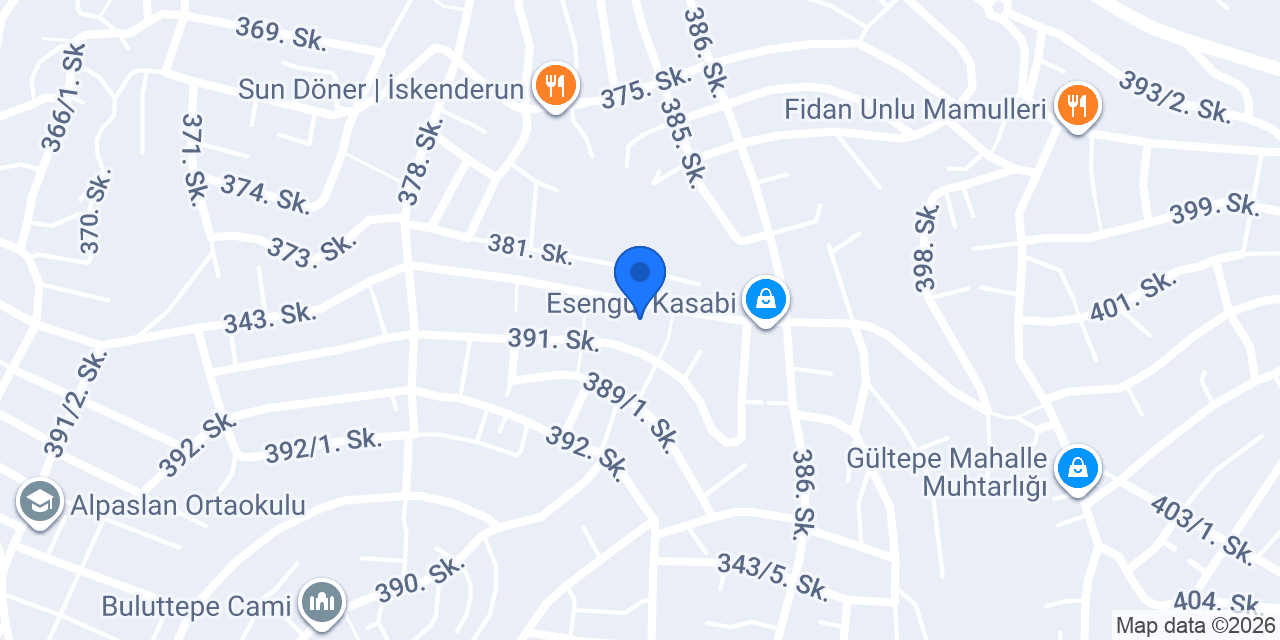 İskenderun Arel elektirik konumu