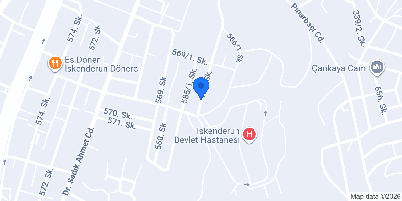Yeni Pertev Eczanesi konumu
