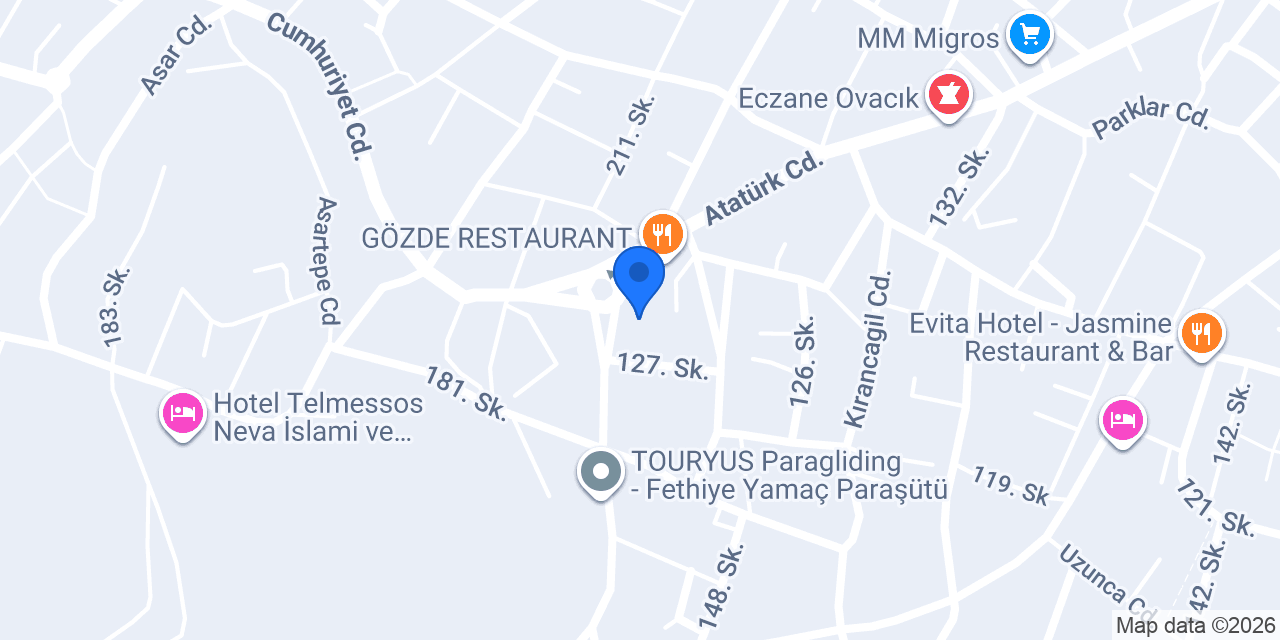 Ölüdeniz Macrokiosk konumu