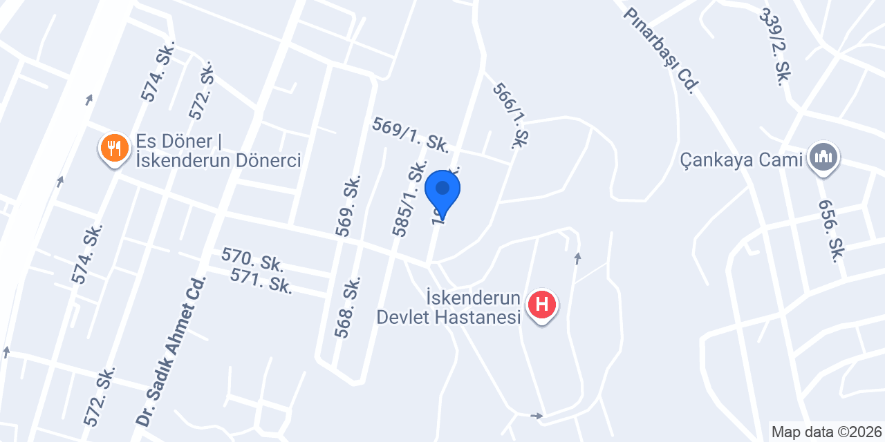 ÇANKAYA ECZANESİ konumu