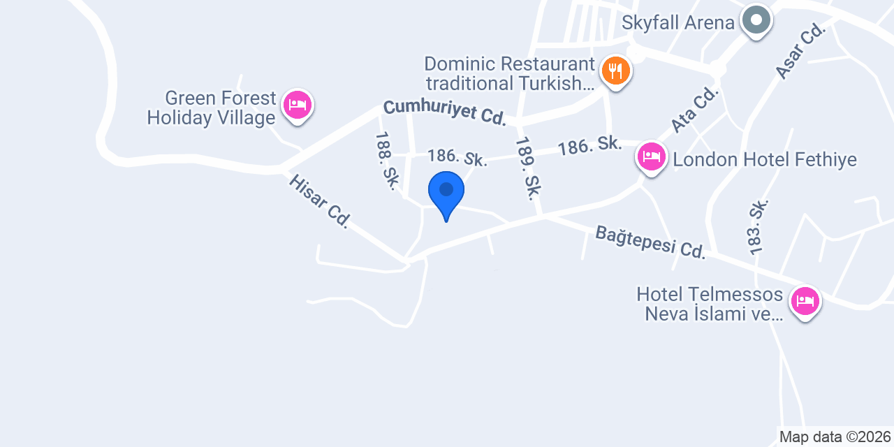 Ölüdeniz orman kampı konumu