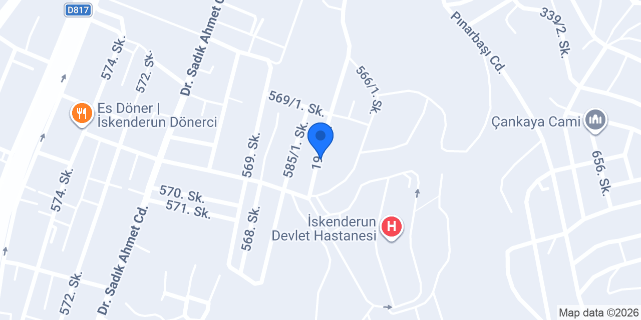 Hayal Dekorasyon konumu