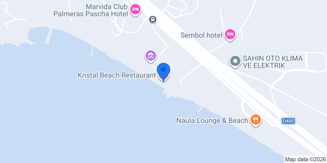 Kristal Beach Restaurant konumu