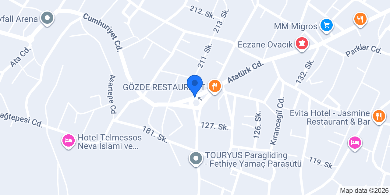 Yalçın Kebap konumu