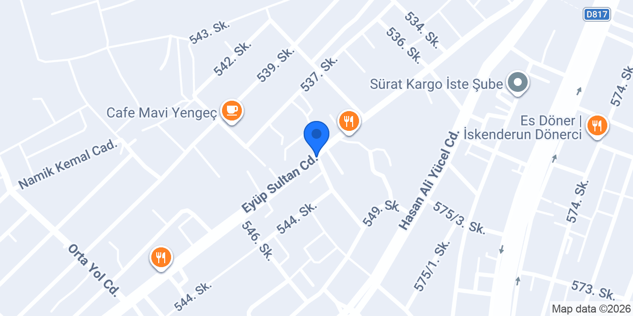 Sur Çelik Kapı İskenderun konumu