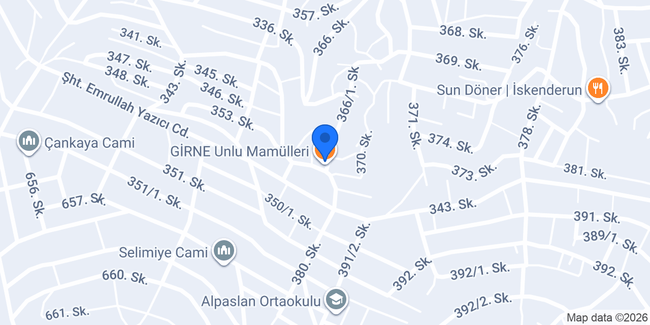 GİRNE Unlu Mamülleri konumu