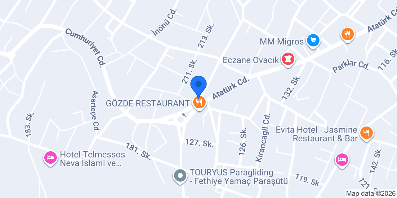 Cin Cafe Restaurant & Gözleme konumu