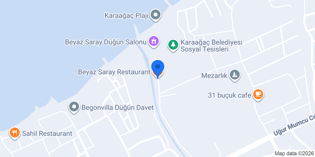 Beyaz Saray Restaurant konumu