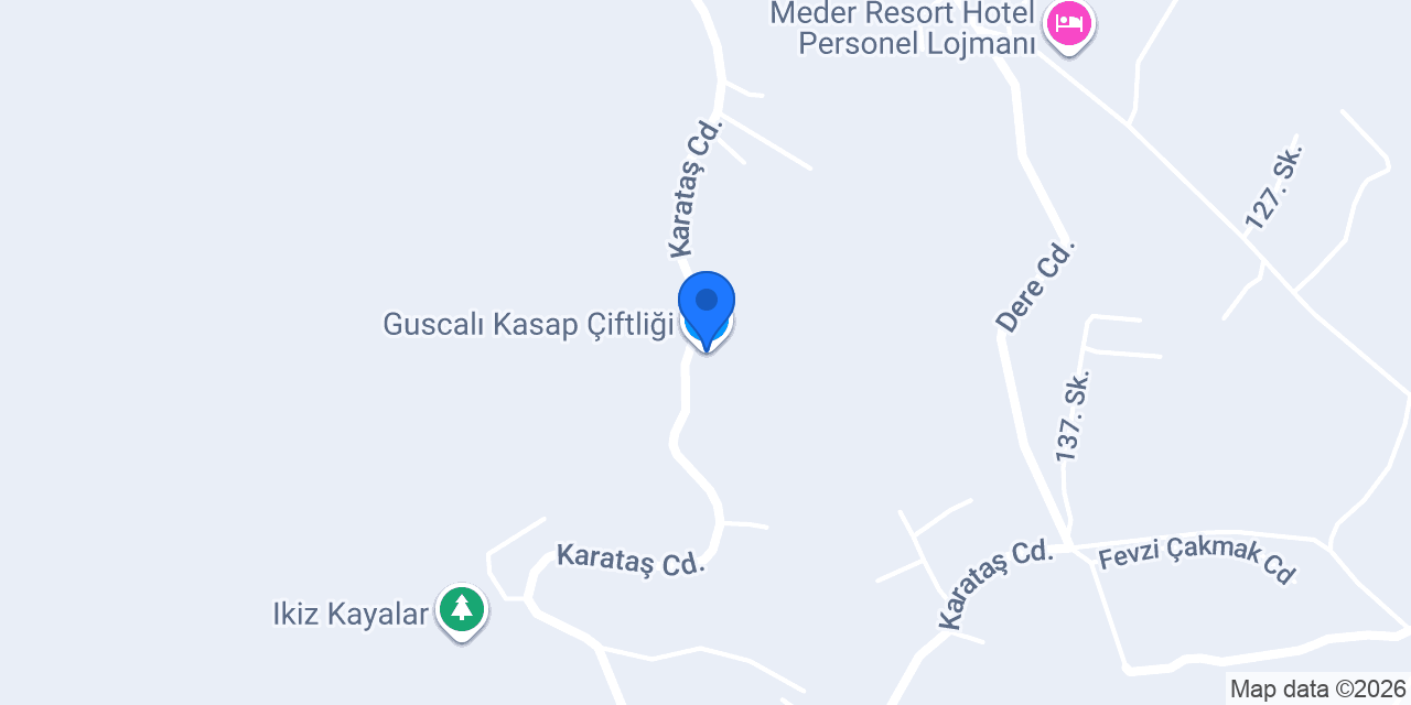 Guscalı Kasap Çiftliği konumu