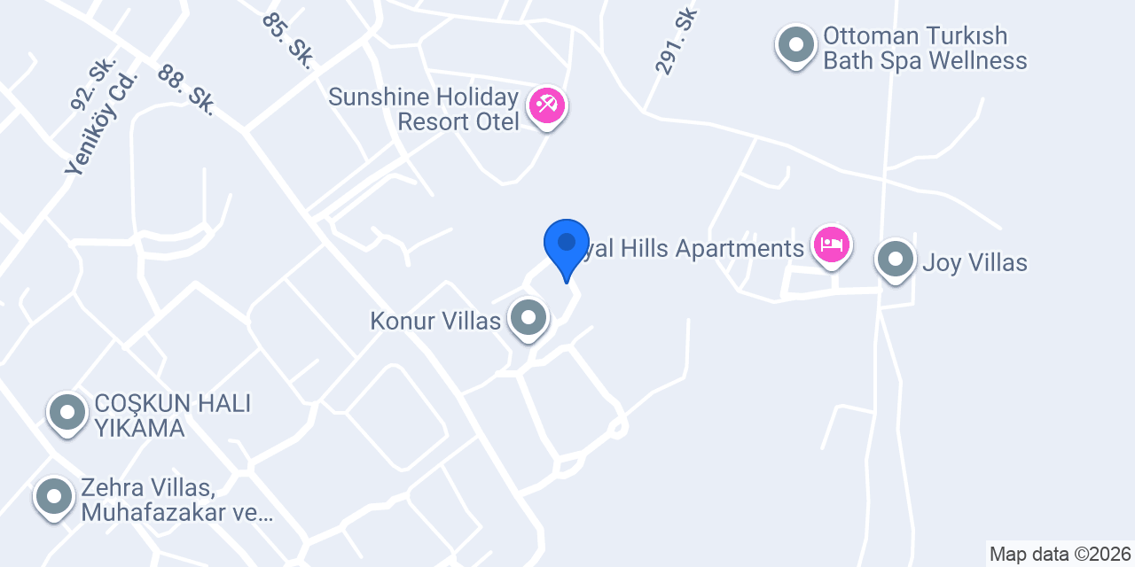Mortek Villas konumu