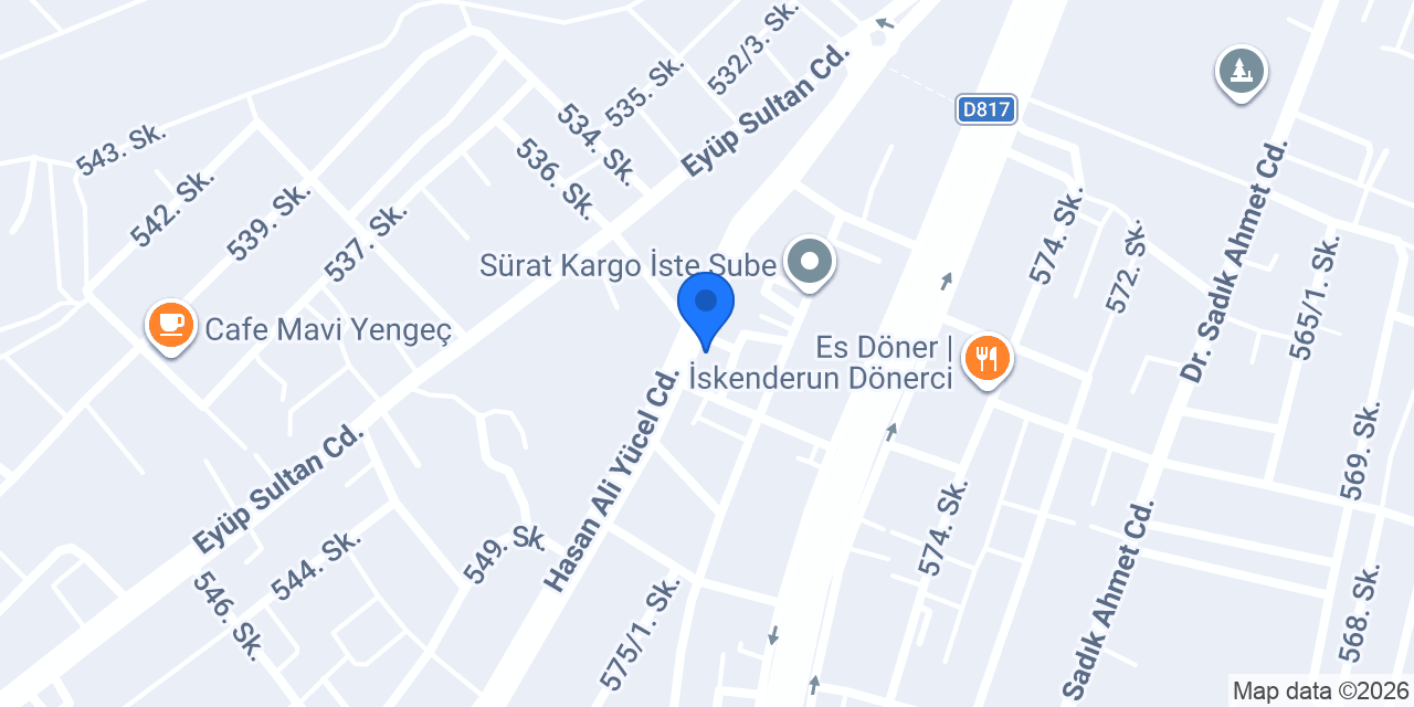 Mert Erkek Kuaförü konumu