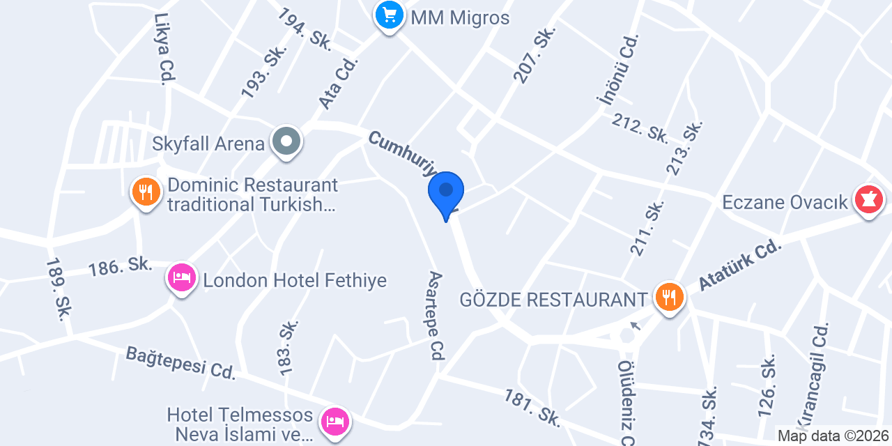Hisar Turkish Bath & Spa konumu
