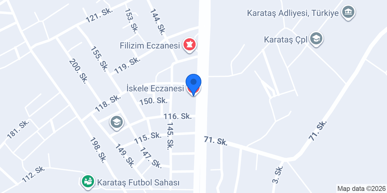 İskele Eczanesi konumu