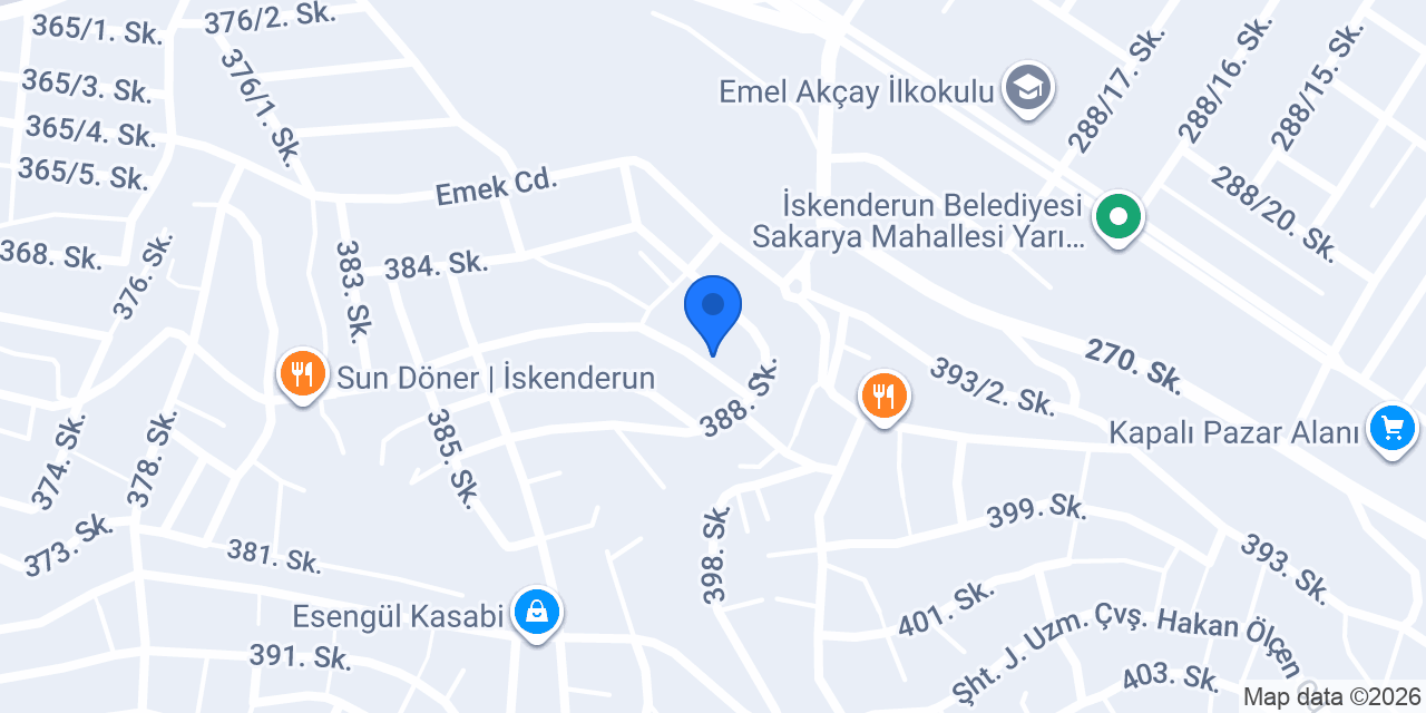 Öz Bedir Market konumu
