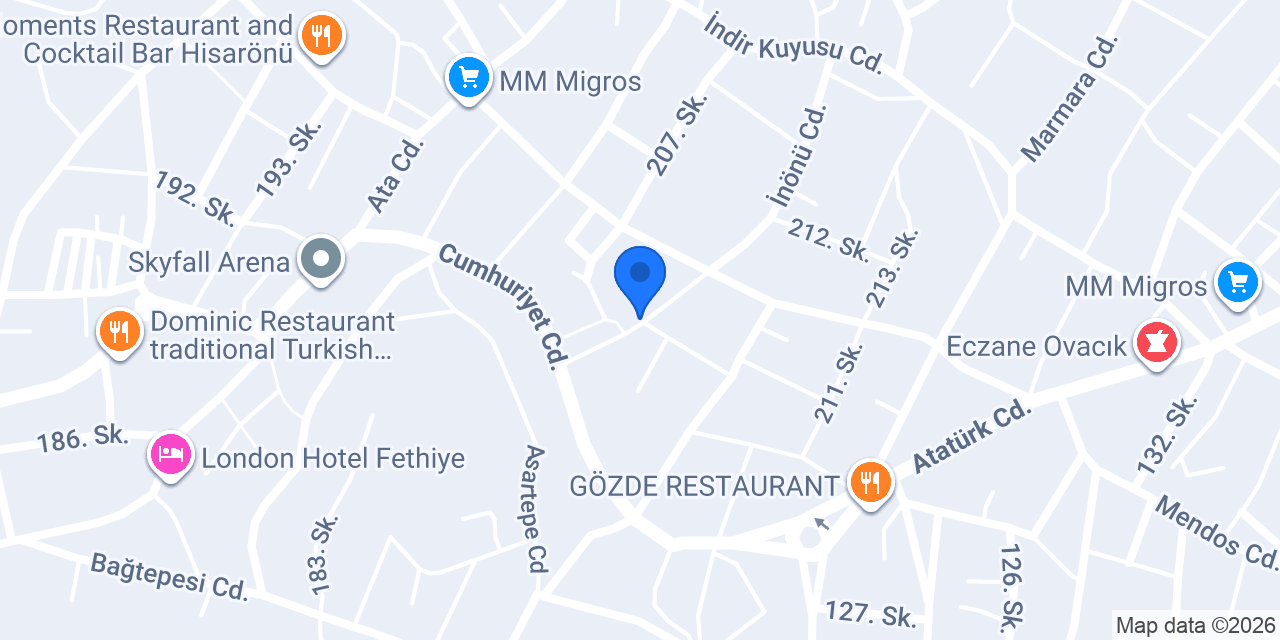 Türkiye İş Bankası konumu