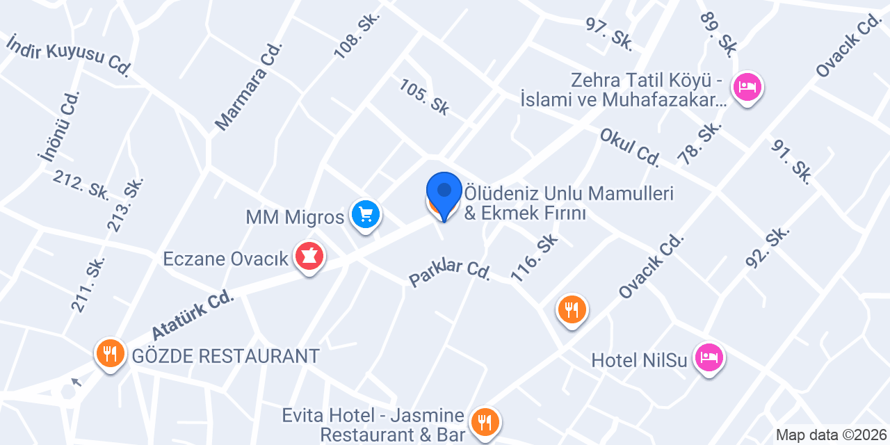 Elif Cafe Bar konumu