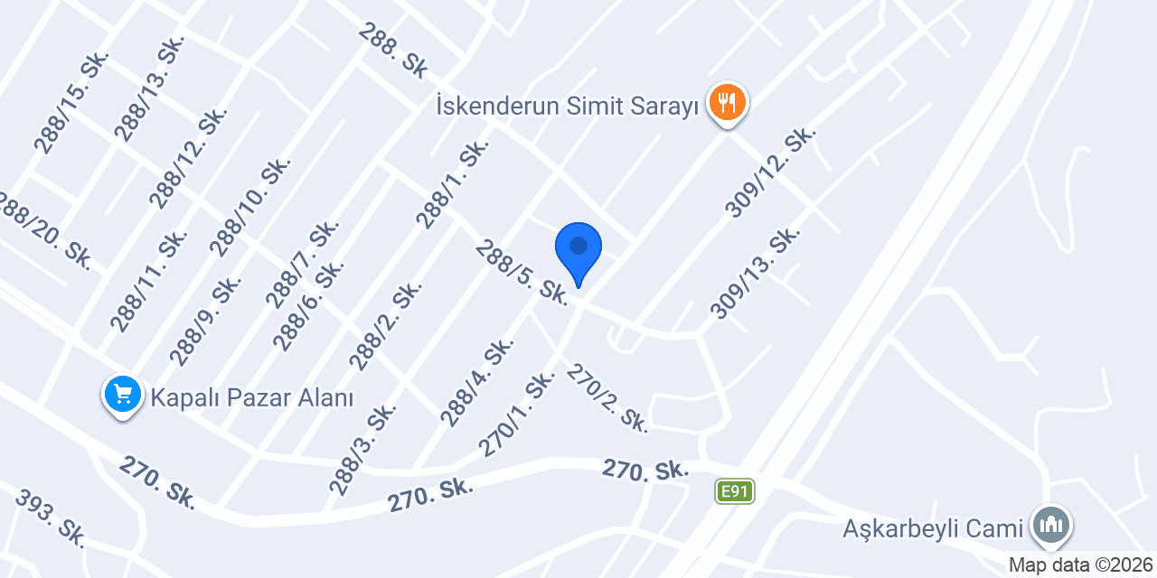 Dönerci Serkan Usta konumu