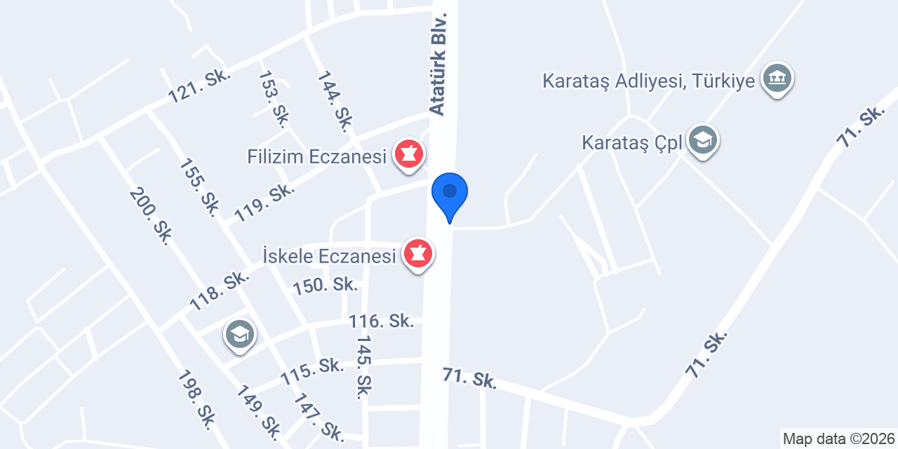 Güven Oto Lastik konumu