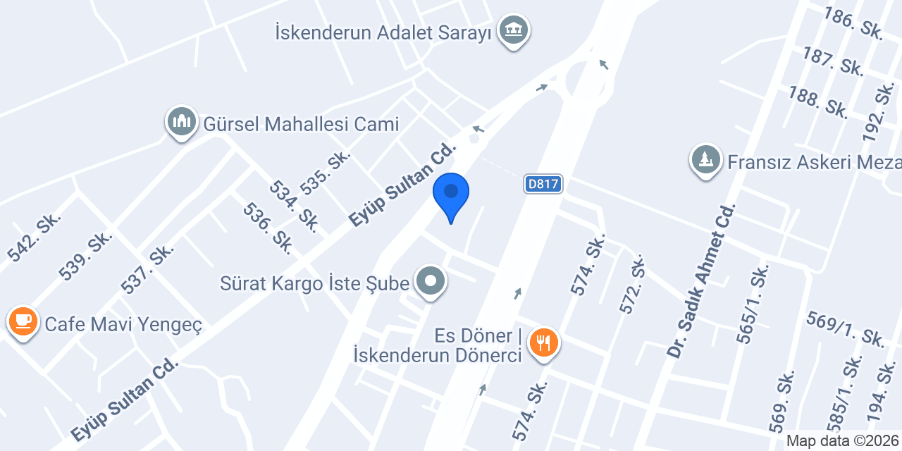 Avcı Hukuk Bürosu konumu