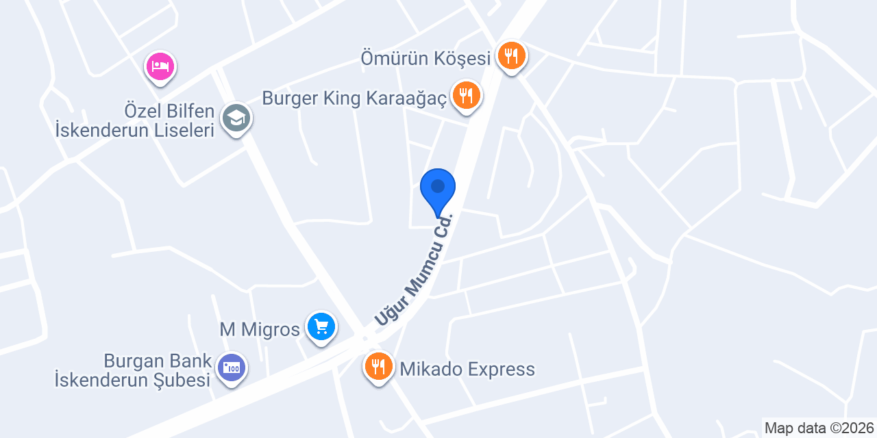 Saloni Mobilya - İskenderun konumu
