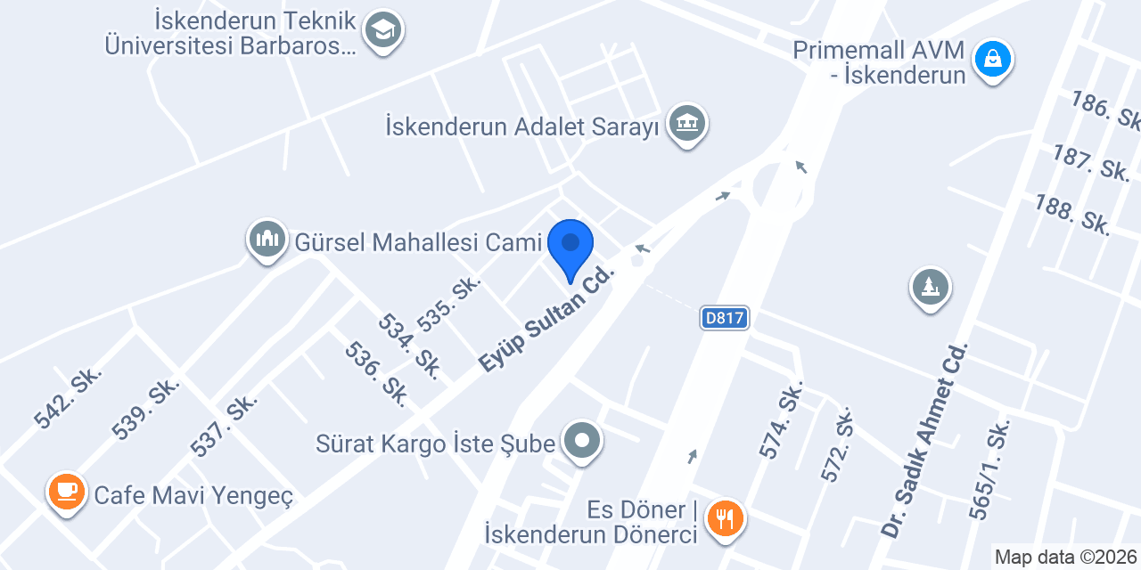 Civil- Hatay / İskenderun konumu