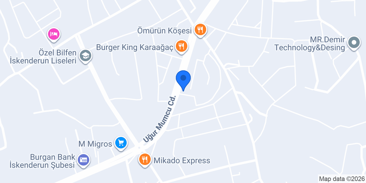 Egemen Kendi Ortodonti Kliniği konumu